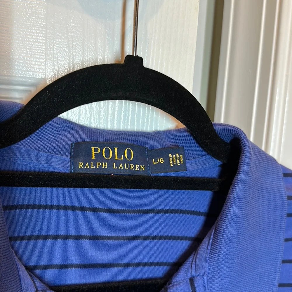 Men’s Polo Ralph Lauren size L cotton polo shirt - Picture 2 of 5